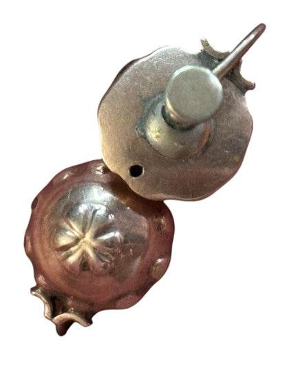 Antique  Gold filled screw back Earrings