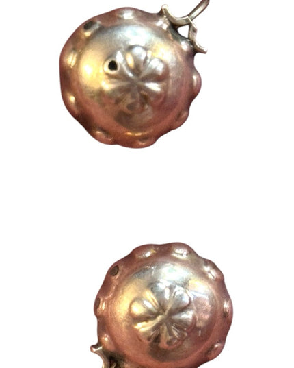 Antique  Gold filled screw back Earrings