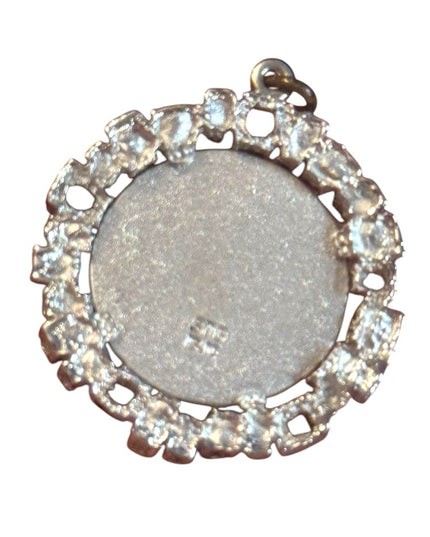 Silver Sterling 925 Modernist Charm Libra Zodiac Pendant