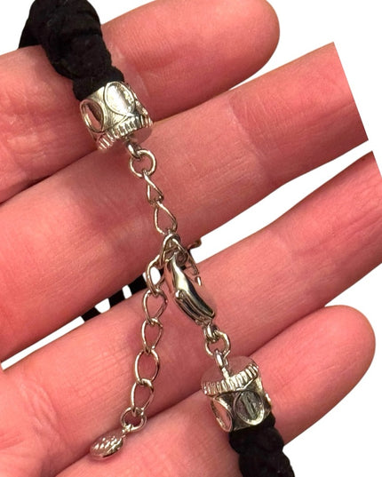 Elegant Gold  Silver Copper tone leather fancy FAC  Bracelet
