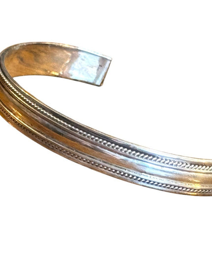 Vintage sterling silver 925 handmade  Cuff Bracelet