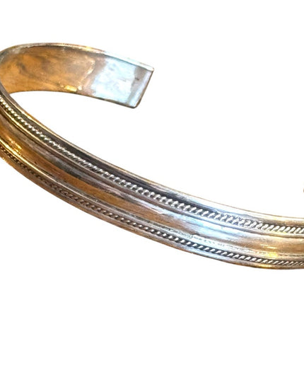 Vintage sterling silver 925 handmade  Cuff Bracelet