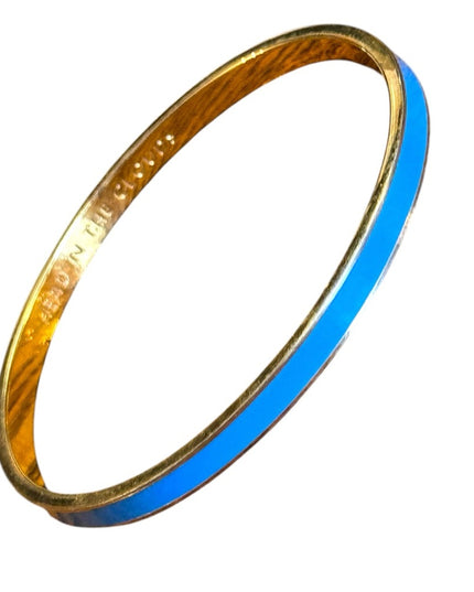 Retired Kate Spade Blue Enamel Bangle