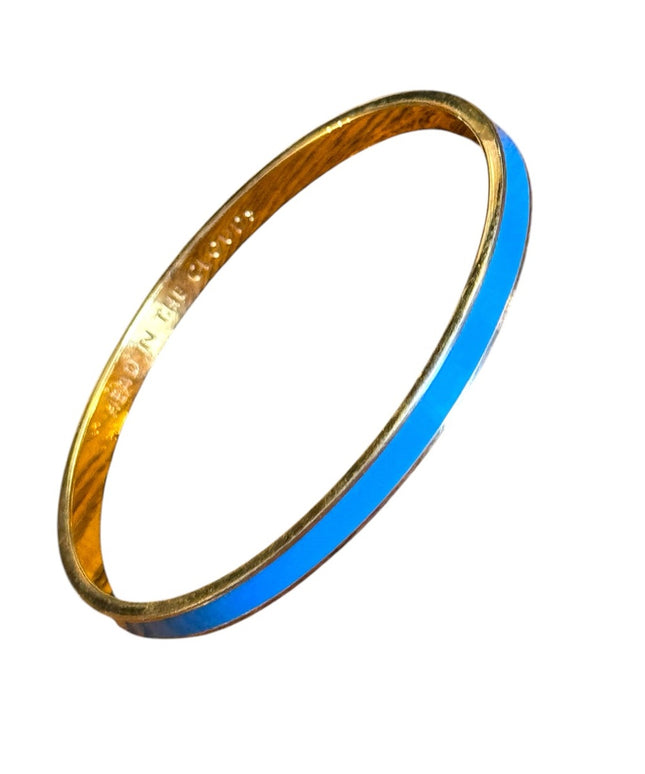 Retired Kate Spade Blue Enamel Bangle