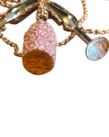 Kate Spade Rose Gold  Make Magic Mini Champagne Pendant Necklace