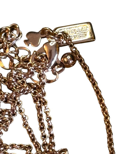 Kate Spade Rose Gold  Make Magic Mini Champagne Pendant Necklace
