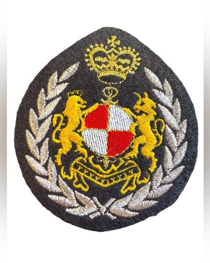 Embroidered Crest Patch Lions Crown Military Iron On Sew