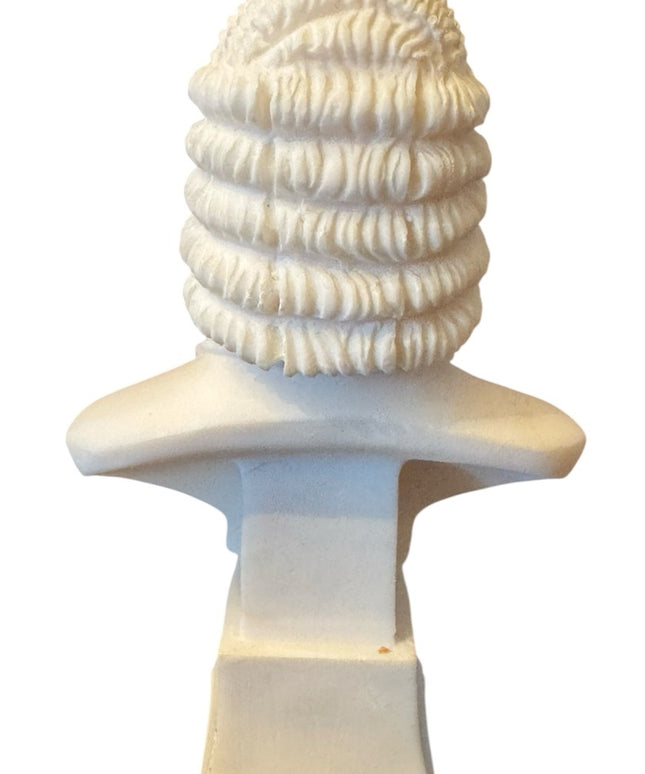 Vintage Classical Composer Bust A. Lucchesi  Sculpture W.A. Bach Made In Italy