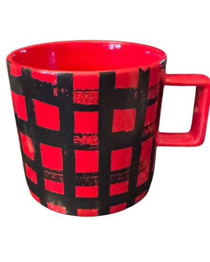 Starbucks LOT of Retired Coffee Mugs Colorful orange red Seville Barista x4pcs