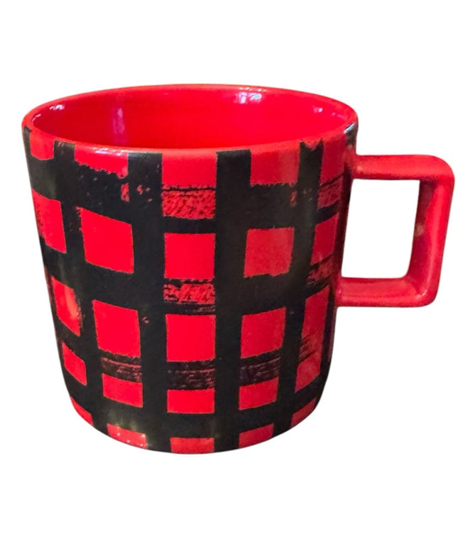Starbucks LOT of Retired Coffee Mugs Colorful orange red Seville Barista x4pcs