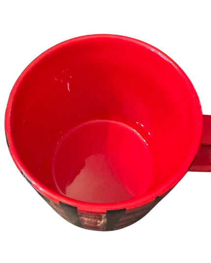 Starbucks LOT of Retired Coffee Mugs Colorful orange red Seville Barista x4pcs