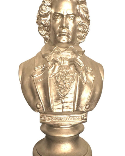 Gold Beethoven Bust Sculpture