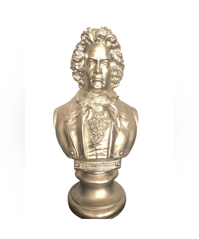 Gold Beethoven Bust Sculpture