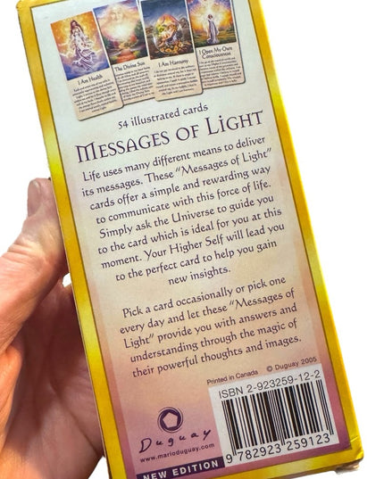 Messages of Light Oracle Cards Mario Duguay OOP Rare NIB