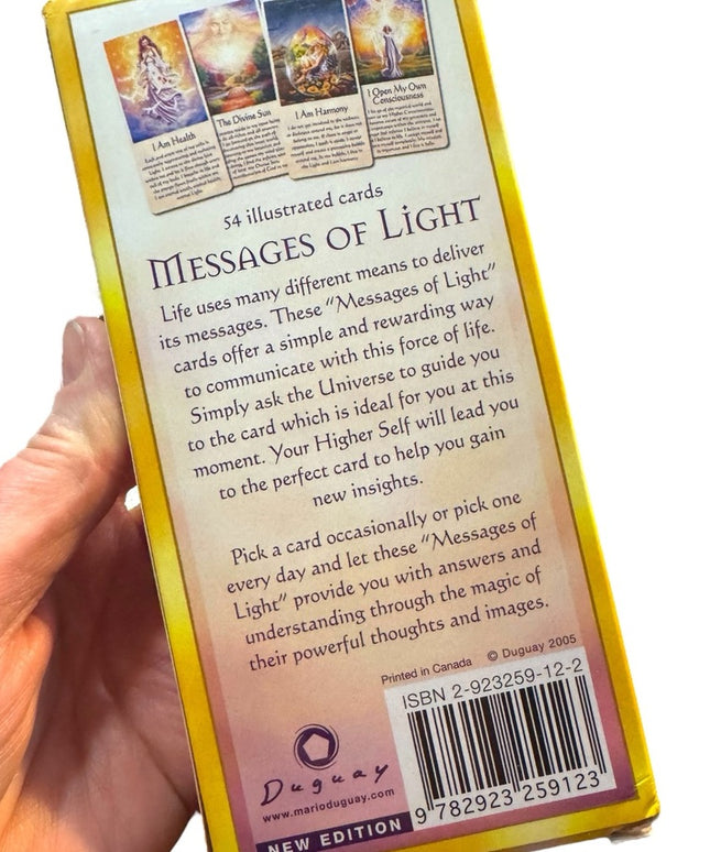 Messages of Light Oracle Cards Mario Duguay OOP Rare NIB