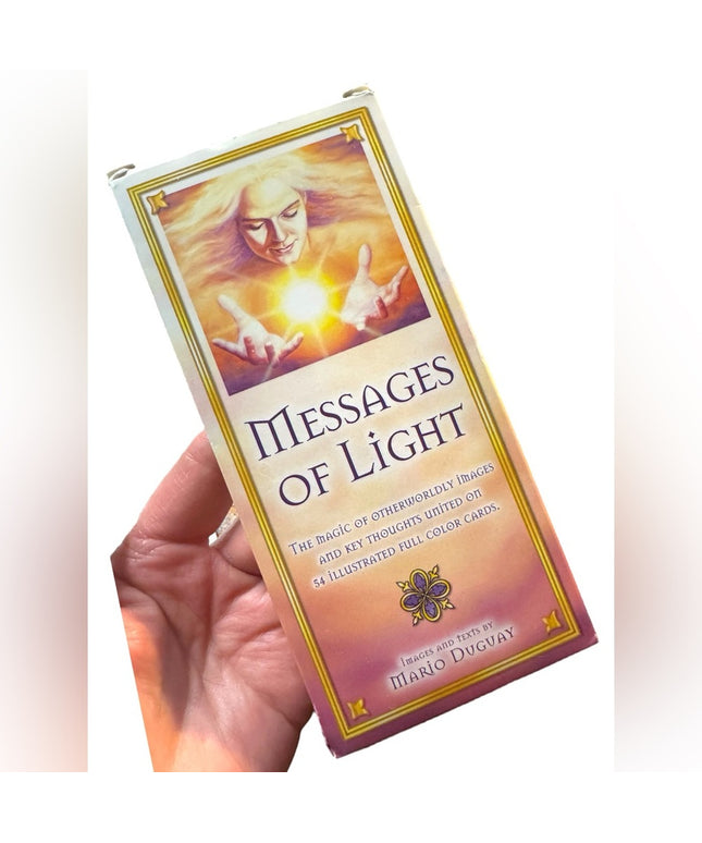 Messages of Light Oracle Cards Mario Duguay OOP Rare NIB