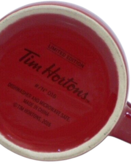 Red Reindeer Mug Tim Hortons 2016 Elk Moose Caribou LTD
Edition No.16 Coffee Mug
