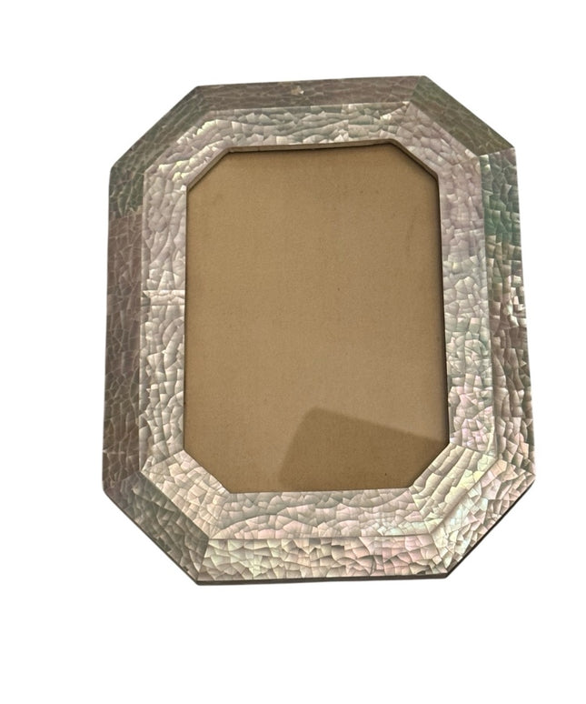 Elegant Vintage MOP Mother of pearl mosaic Iridescent Photo Frame
