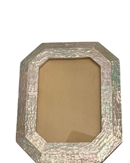 Elegant Vintage MOP Mother of pearl mosaic Iridescent Photo Frame