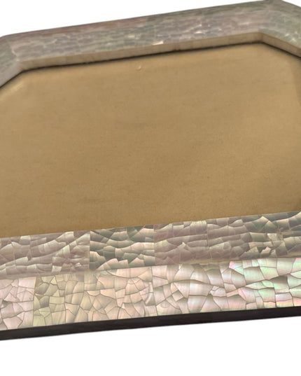 Elegant Vintage MOP Mother of pearl mosaic Iridescent Photo Frame