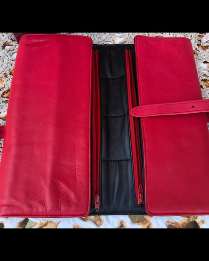 Vintage Gucci Authentic Jelly roll Wallet Jewelry Leather
