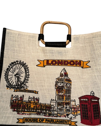 London House of Parliament Tote Bag Multicolor Themed Tote Bag Souvenier UK