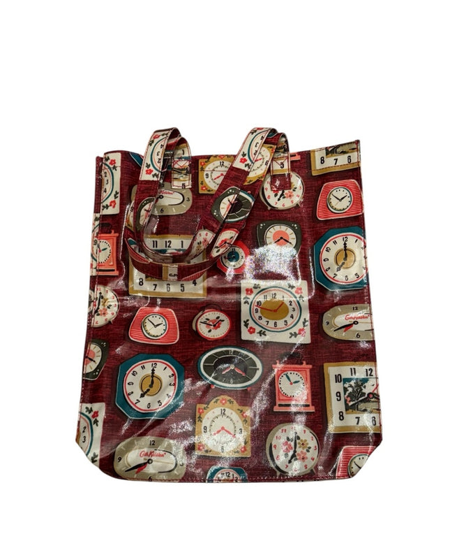 Cath Kidston Retro Clock Print Tote Bag Clocks Weather proof London