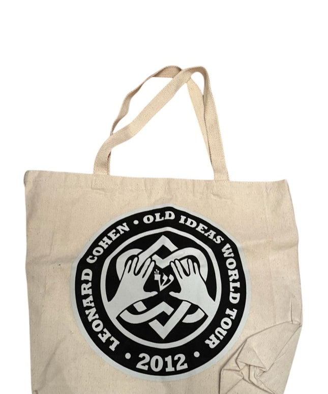 Leonard Cohen World Tour Canvas Tote Bag LTD Event only