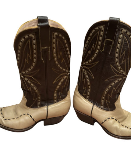 Vintage Don Quijote SouthWestern Boots Cowboy Shoes Womens - Leather Ornate