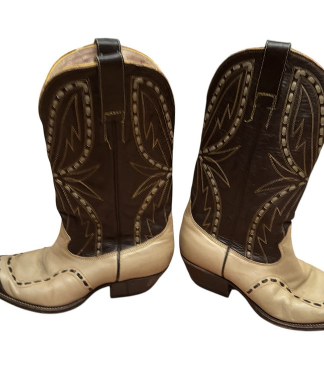 Vintage Don Quijote SouthWestern Boots Cowboy Shoes Womens - Leather Ornate
