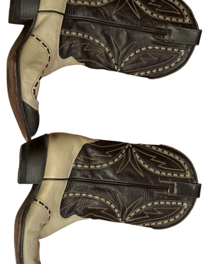 Vintage Don Quijote SouthWestern Boots Cowboy Shoes Womens - Leather Ornate