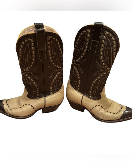 Vintage Don Quijote SouthWestern Boots Cowboy Shoes Womens - Leather Ornate