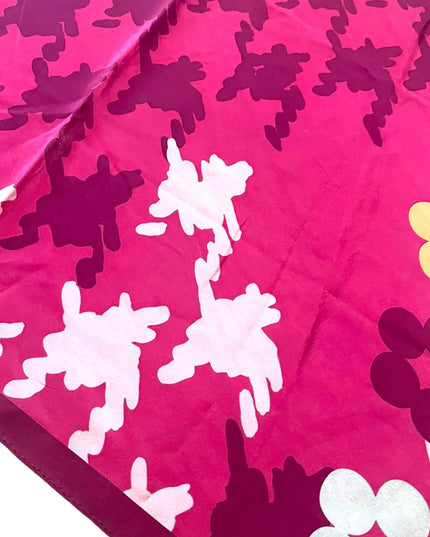 Anne Klein printed pink purple flower 🌸 silk scarf