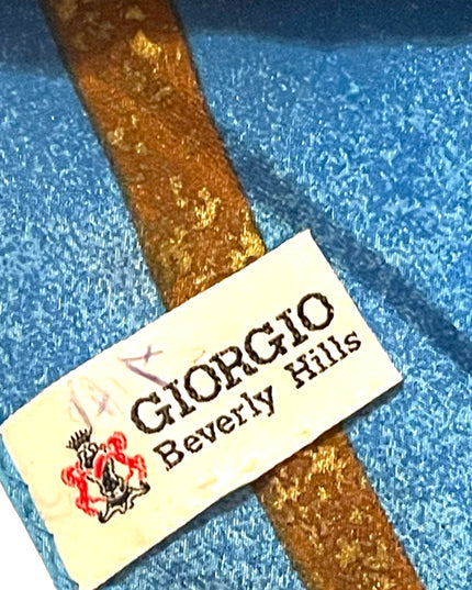 Vintage Georgio Beverly Hills C1994 Wings perfume Silk scarf blue