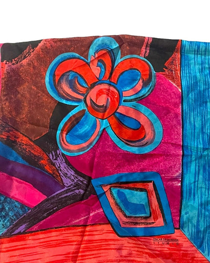- Oscar De Laurenta Studio SILK Abstract Luxury Scarf