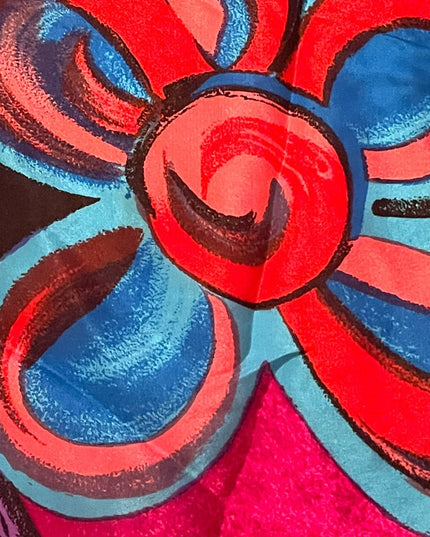 - Oscar De Laurenta Studio SILK Abstract Luxury Scarf