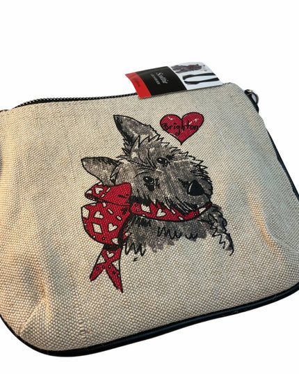 Brighton Scottie Dog Crossbody new canvas NWT