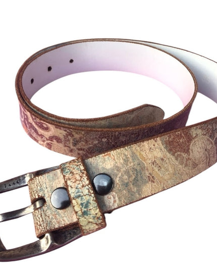 Vintage Keldon ln Distressed leather belt 36” BOHO Distressed