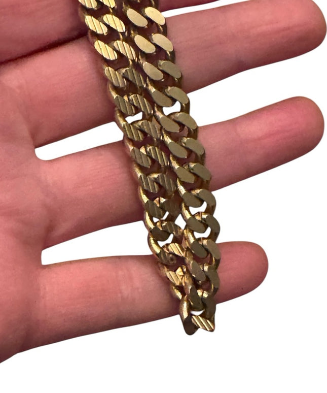 Vintage Sarah Coventry Deep Gold plated heavy high quality Chain Necklace