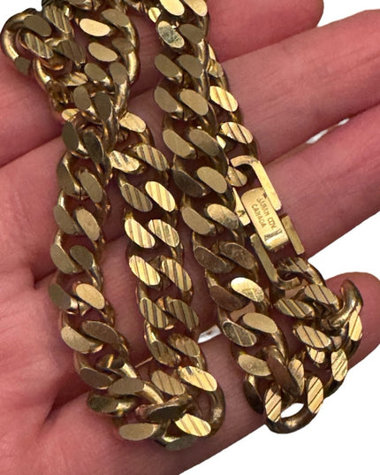 Vintage Sarah Coventry Deep Gold plated heavy high quality Chain Necklace