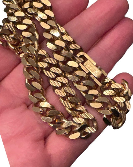 Vintage Sarah Coventry Deep Gold plated heavy high quality Chain Necklace