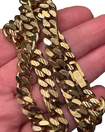 Vintage Sarah Coventry Deep Gold plated heavy high quality Chain Necklace