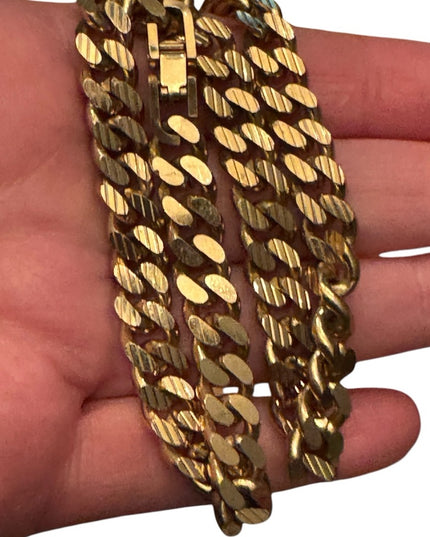 Vintage Sarah Coventry Deep Gold plated heavy high quality Chain Necklace