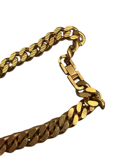 Vintage Sarah Coventry Deep Gold plated heavy high quality Chain Necklace