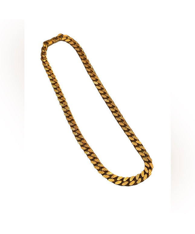 Vintage Sarah Coventry Deep Gold plated heavy high quality Chain Necklace