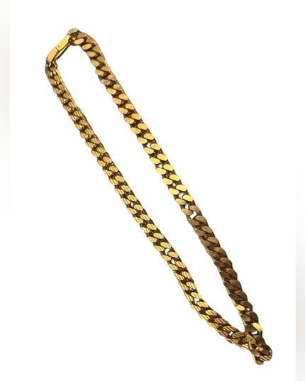 Vintage Sarah Coventry Deep Gold plated heavy high quality Chain Necklace