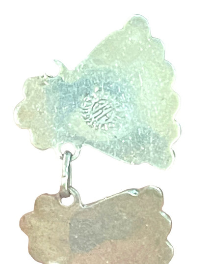 - Vintage Sterling silver 925 Green Onyx RRA Taxco Mexico Artisan necklace