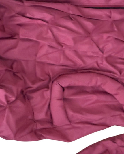 Lanvin Chic Quilted Jacket in Deep Red
