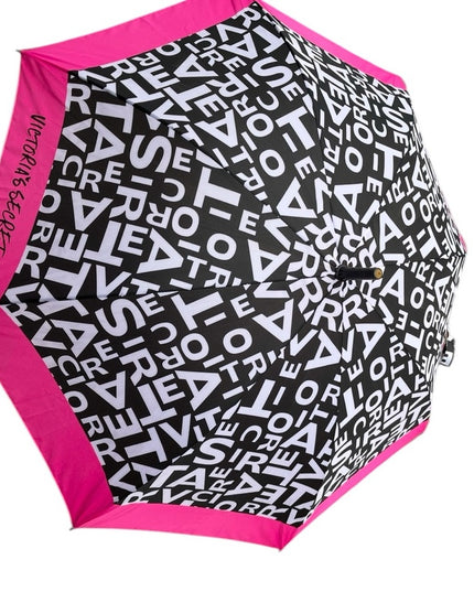Victoria Secret Limited edition 2012 Logo Pink and Black Umbrella