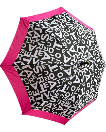 Victoria Secret Limited edition 2012 Logo Pink and Black Umbrella